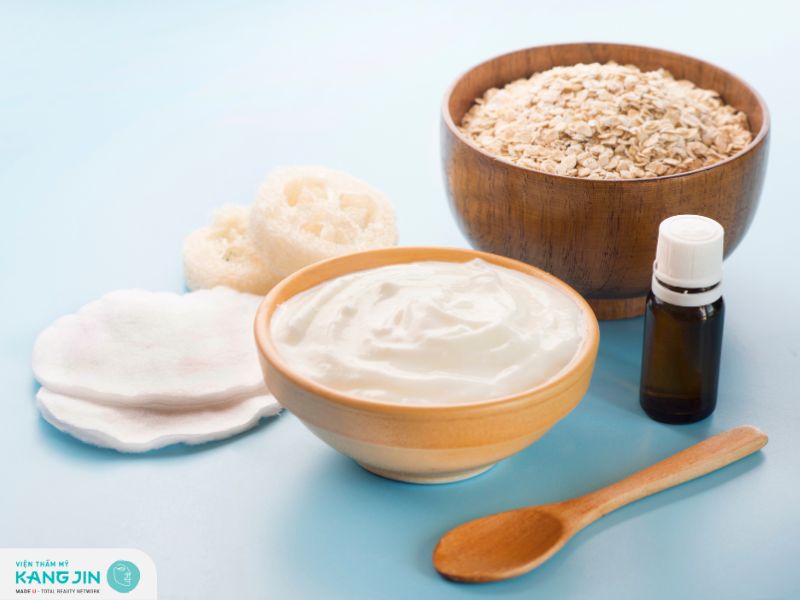 Tổng hợp các công thức làm mặt nạ yến mạch sữa chua đơn giản dưỡng da toàn diện