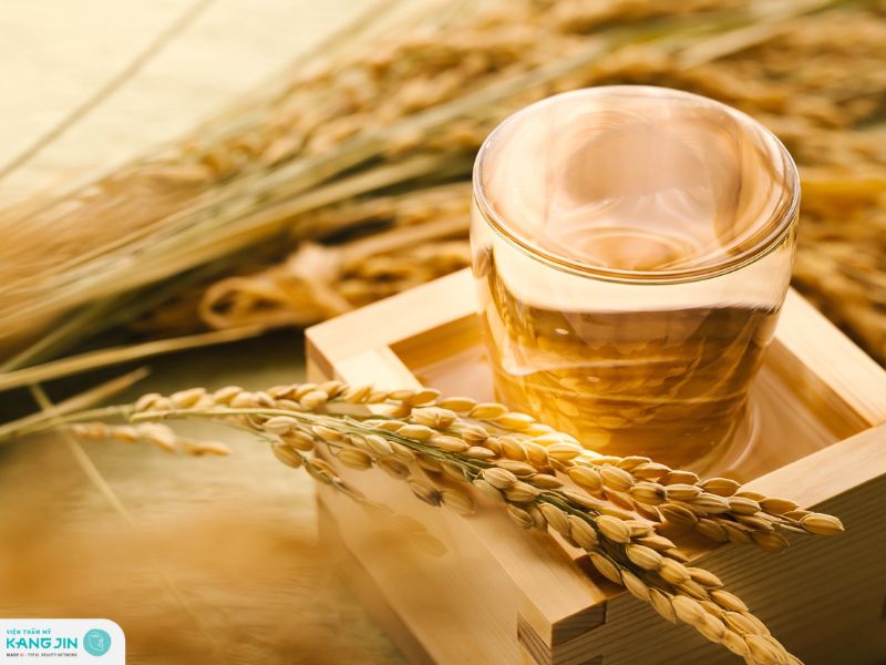 rửa mặt bằng bia