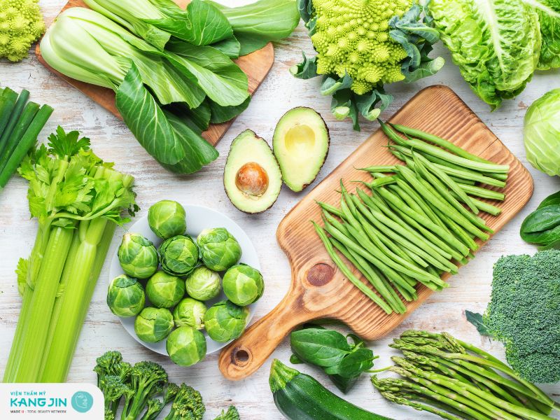 Ăn gi đẹp da? Các loại rau xanh giàu chất xơ, vitamin và khoáng chất