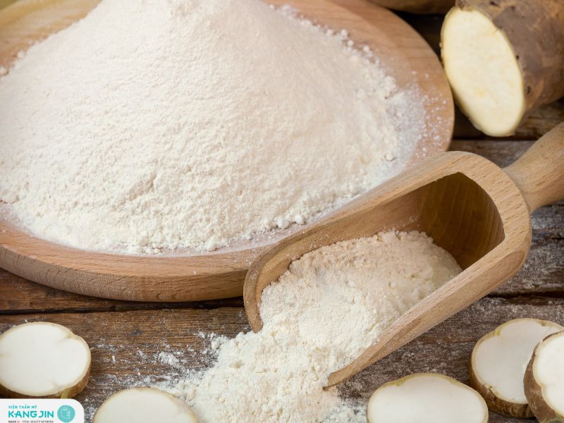 cách uống bột sắn dây trị nám