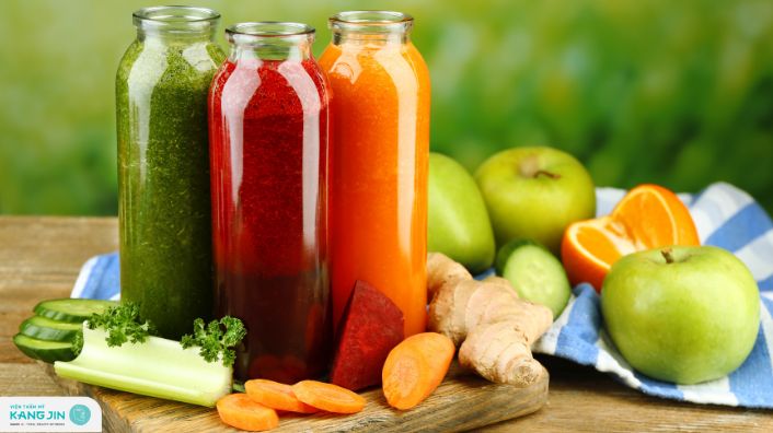 nước ép đẹp da trị mụn