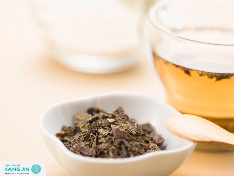 Công thức trà tía tô trị nám hiệu quả tại nhà