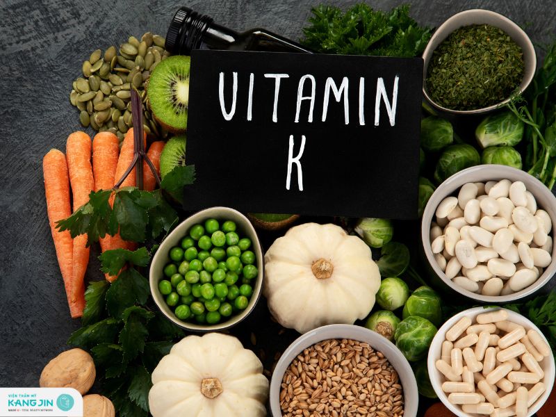 vitamin K có tác dụng gì cho da