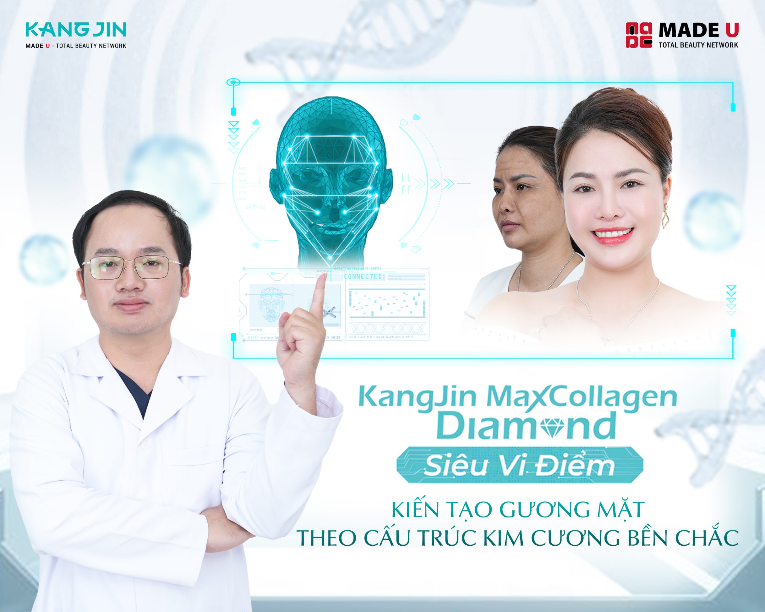 bác sĩ Toàn chia sẻ về liệu pháp trẻ hóa da KangJin MaxCollagen Diamond Siêu Vi Điểm
