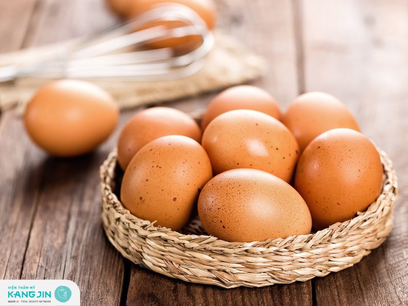 Mặt nạ trắng da từ trứng gà