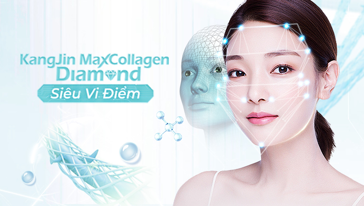 Liệu pháp trẻ hóa da KangJin Maxcollagen Diamond Siêu Vi Điểm 