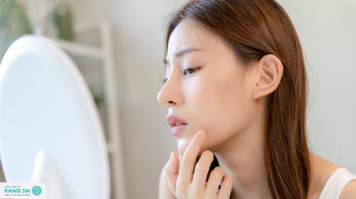 dấu hiệu da bị bào mòn