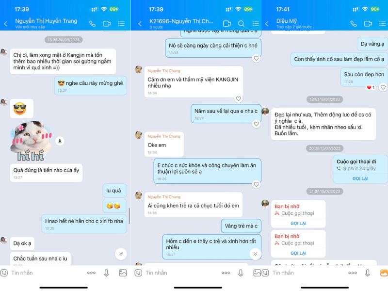 feedback của khách hàng
