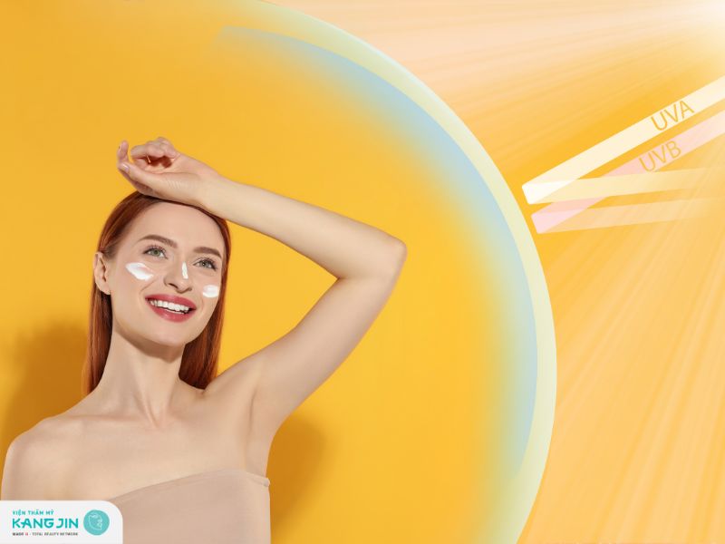 bảo vệ da khỏi ánh nắng mặt trời