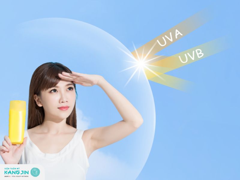 sử dụng kem chống nắng bảo vệ da