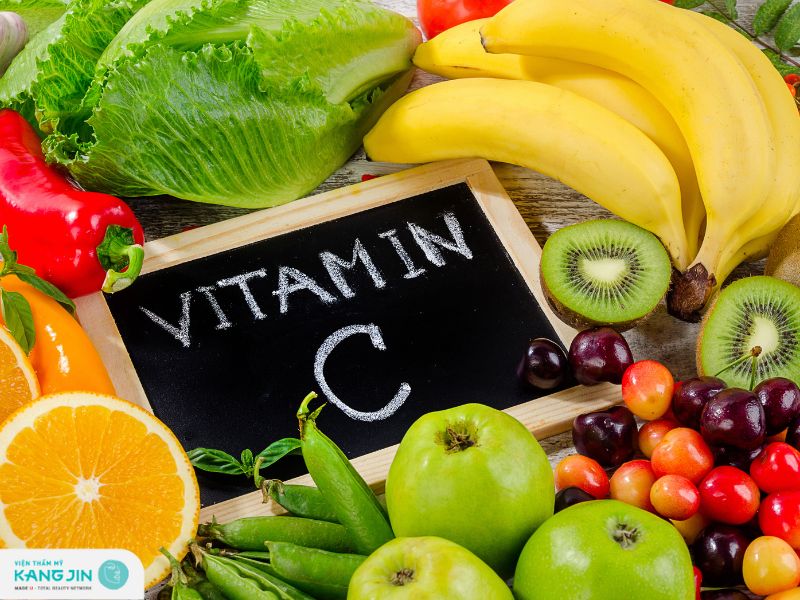 bổ sung các thực phẩm giàu vitamin C