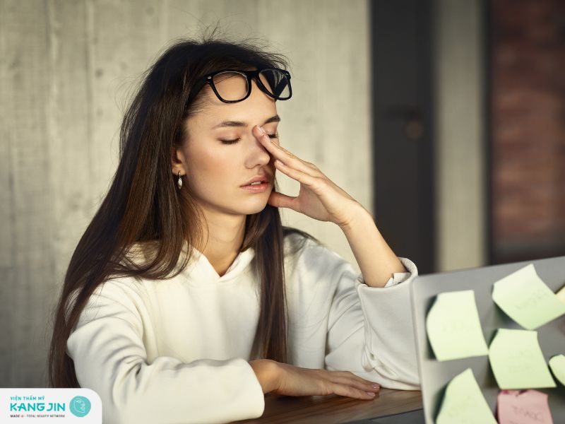 chăm sóc da cho người bị thiếu ngủ