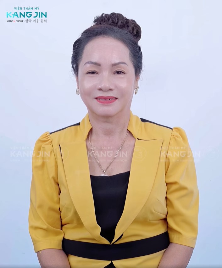 Cô Dương Cầm tự tin với nhan sắc trẻ ra 10 tuổi sau khi trẻ hóa da tại VTM KangJin 