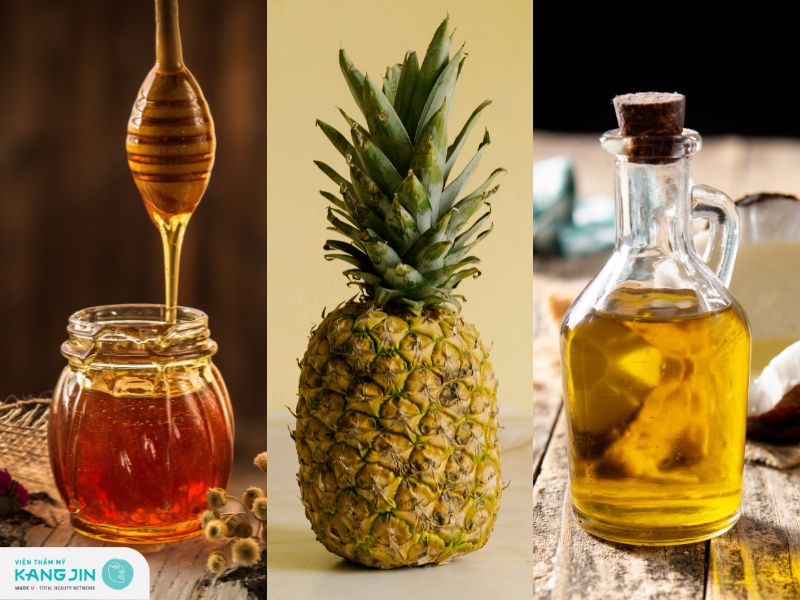 mặt nạ dứa giúp làm giảm vết chân chim ở mắt