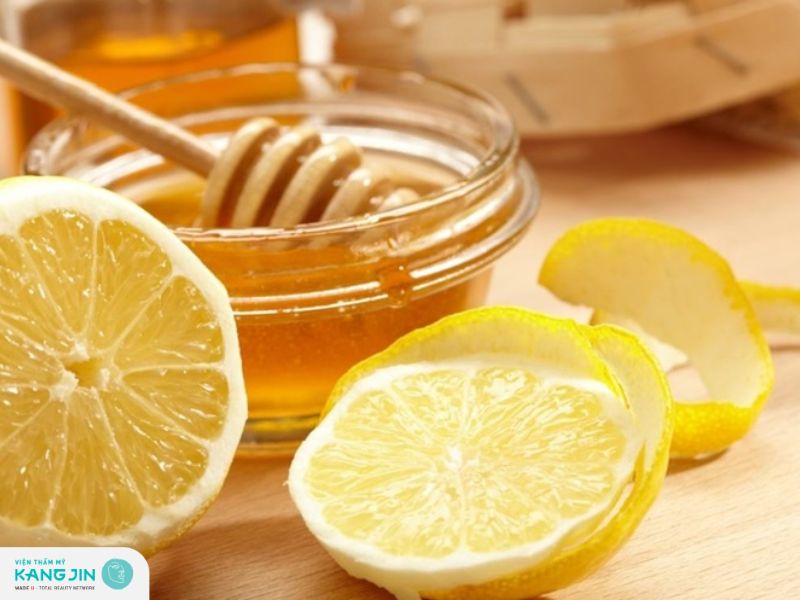 mặt nạ mật ong và chanh