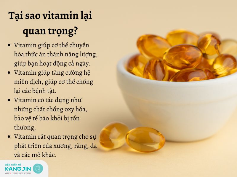 Công dụng của vitamin đối với cơ thể 