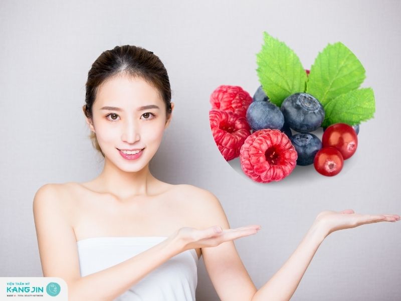 tác dụng tuyệt vời của các loại quả mọng với làn da