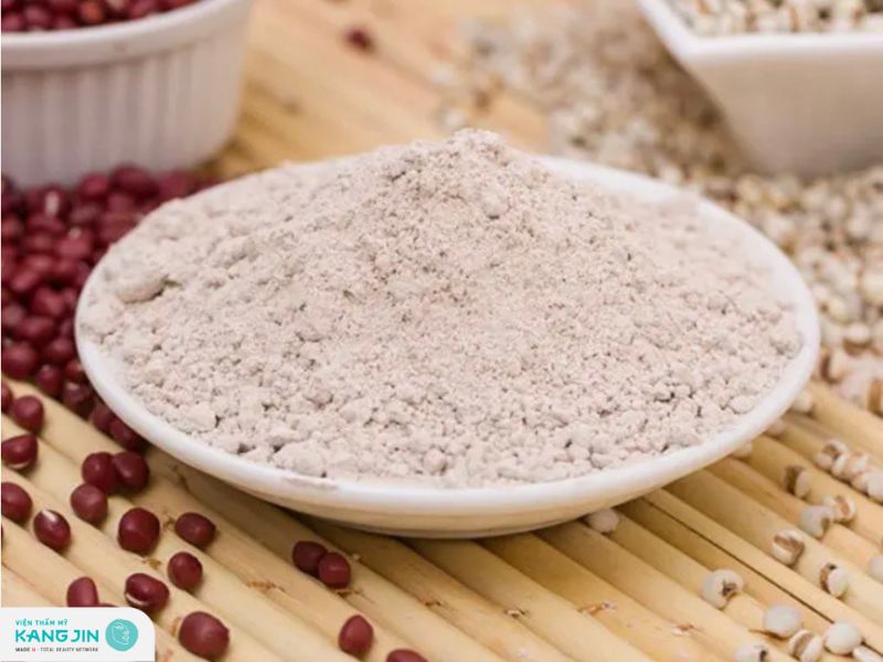 tắm bột đậu đỏ bao lâu thì trắng