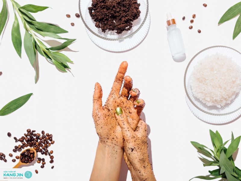tẩy da chết vật lý và hóa học