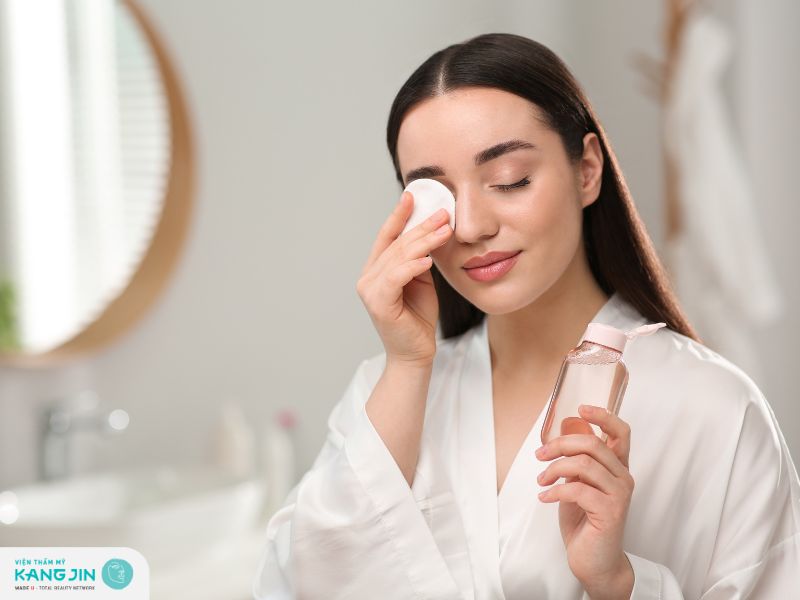 tẩy trang không đúng cách