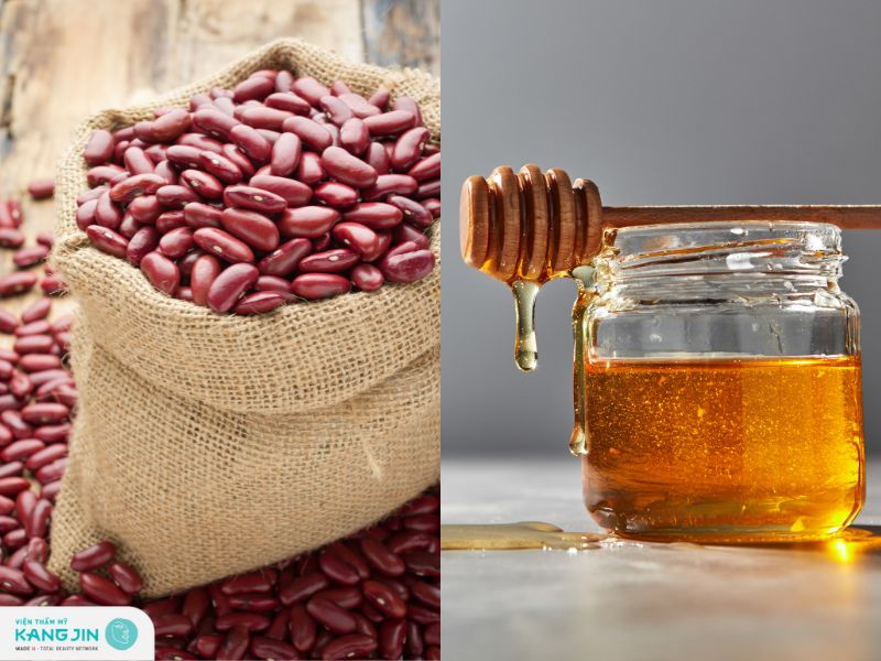 cách trị mụn với bột đậu đỏ