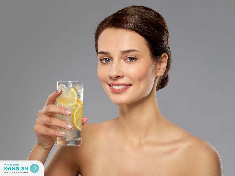 uống nước chanh có làm đẹp da không