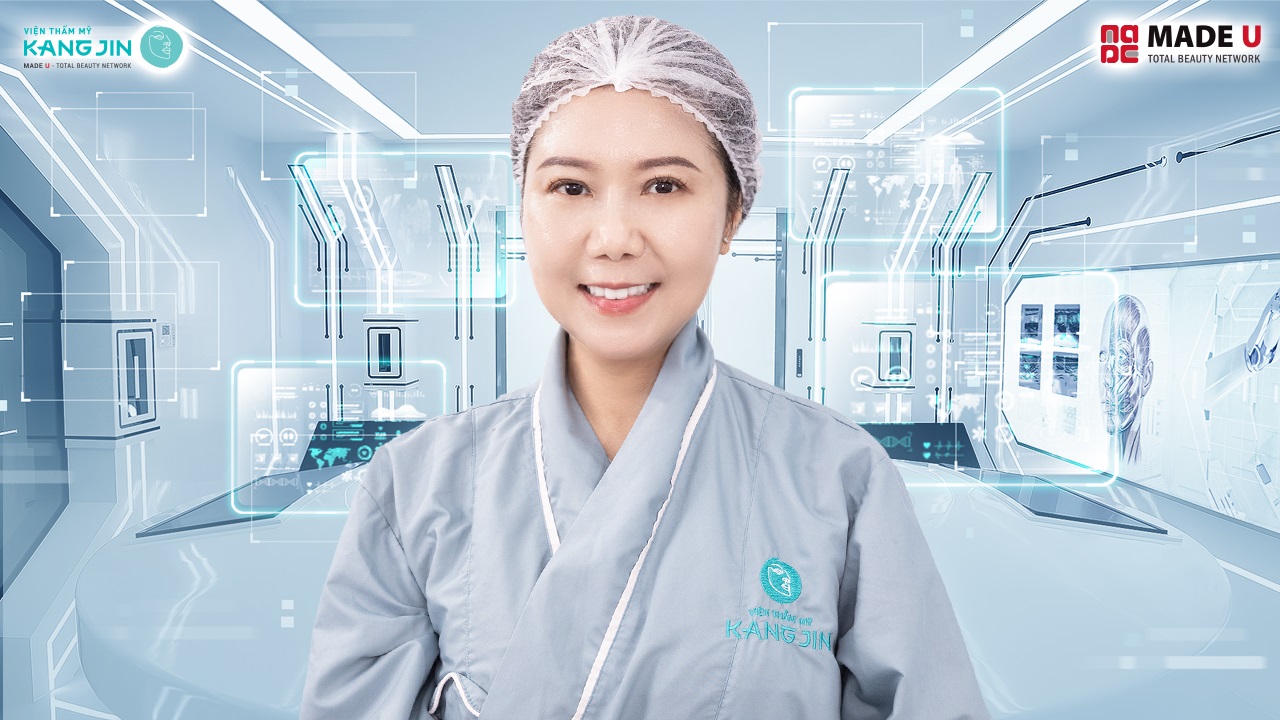 Hình ảnh làn da của nghệ sĩ Hương Tươi sau điều trị