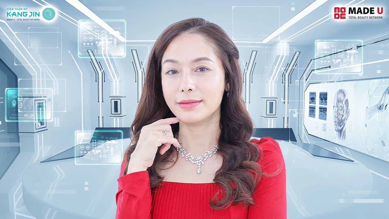 làn da của chị Huyền sau điều trị