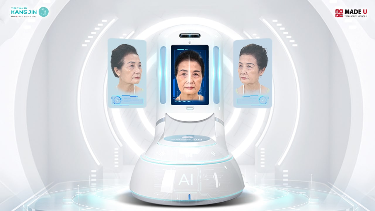 ảnh mô phỏng bằng máy Face AI 4D