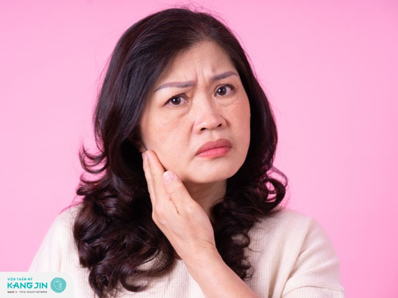 Da nhăn nheo, chảy xệ có thể thực hiện nâng cơ mặt bằng chỉ 