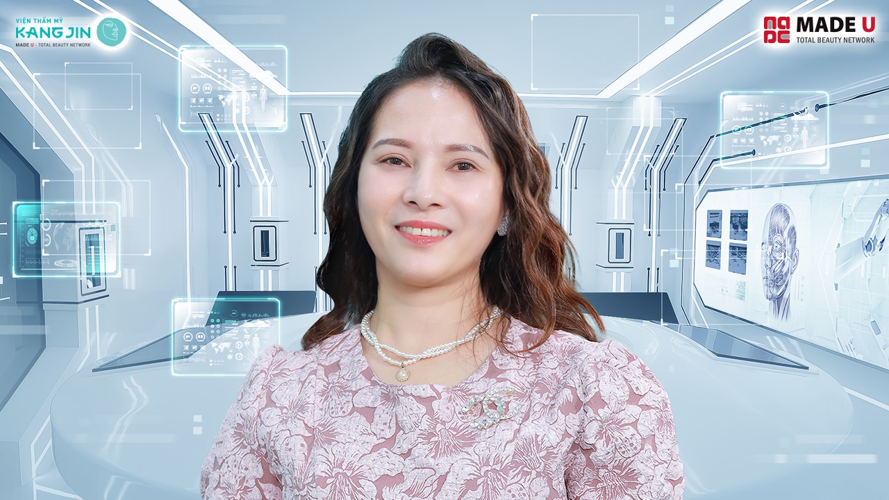 làn da sau 1 tháng của chị Hải