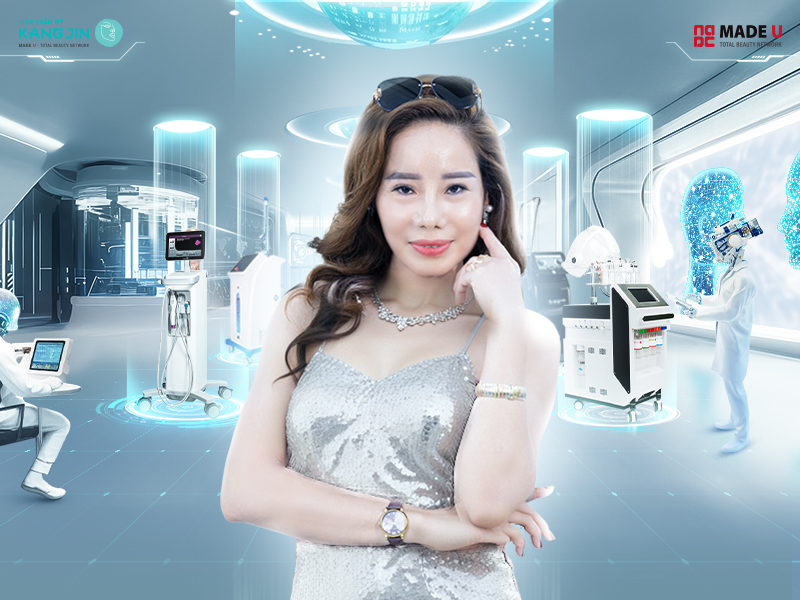 làn da của cô Mỹ Hạnh sau liệu trình trẻ hóa da