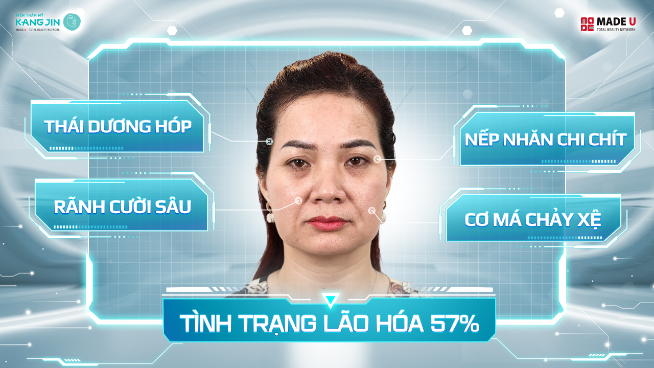 Tình trạng làn da của chị Hoài