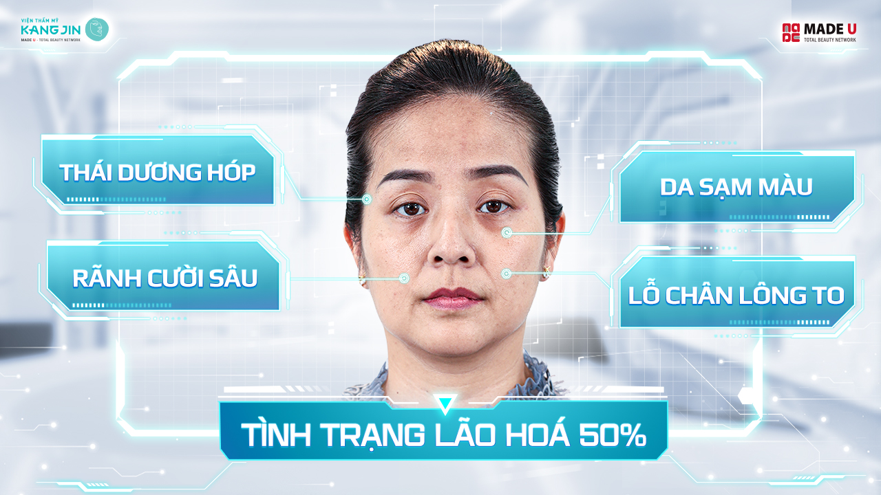 tình trạng da của chị Minh Hạnh