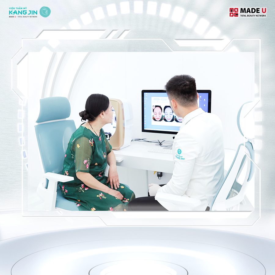 Khách hàng được tư vấn, thăm khám 1:1 cùng bác sĩ, chuyên gia tại VTM KangJin 