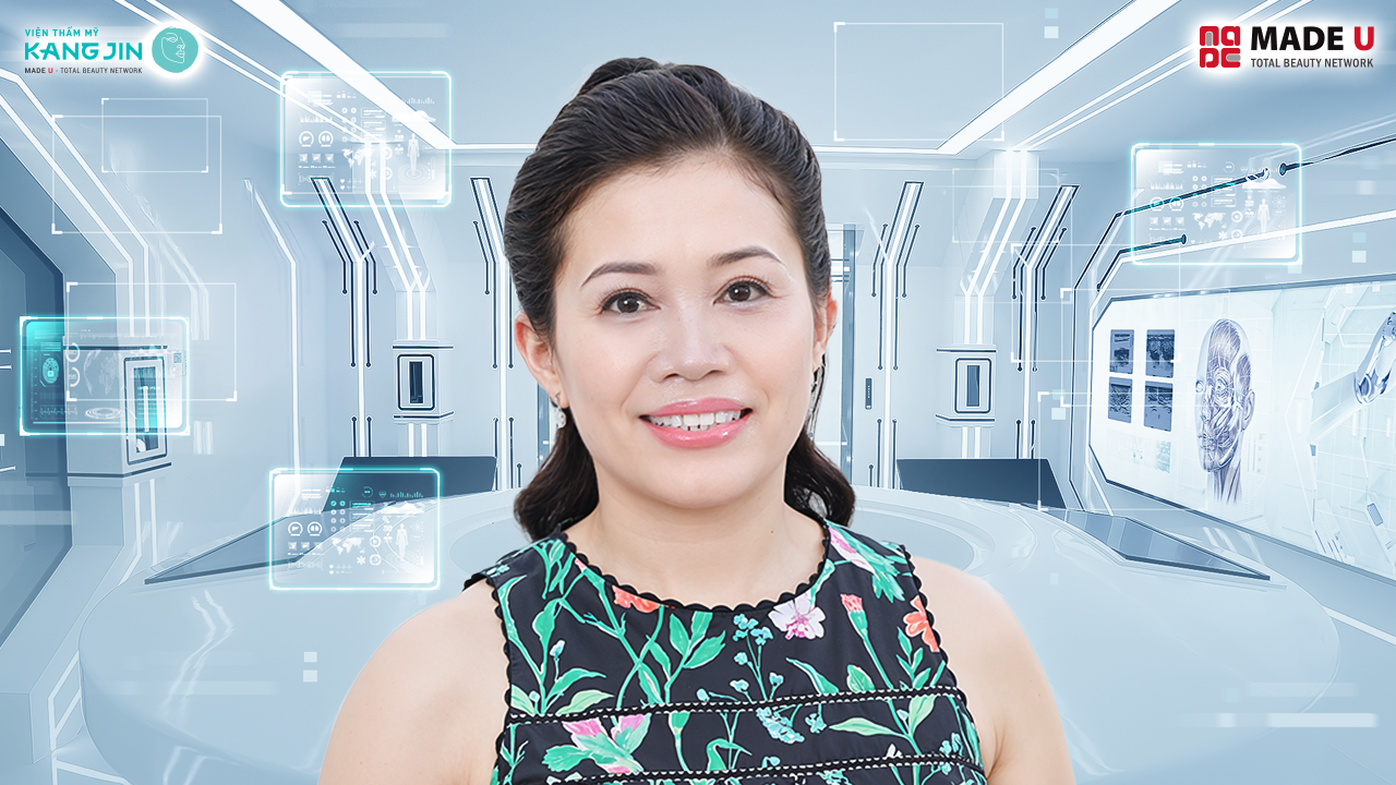 làn da của chị Elly Phạm sau 1 tháng