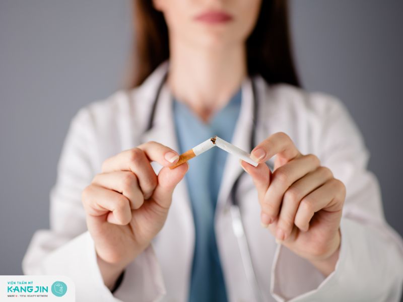 Sau khi căng chỉ collagen nên tránh sử dụng các chất kích thích