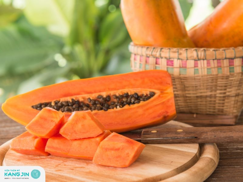 Mặt nạ đu đủ xóa nhăn trán hiệu quả tại nhà