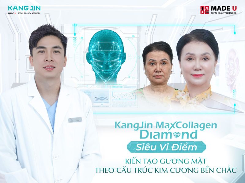 KangJin Maxcollagen Diamond xóa nếp nhăn ấn đường