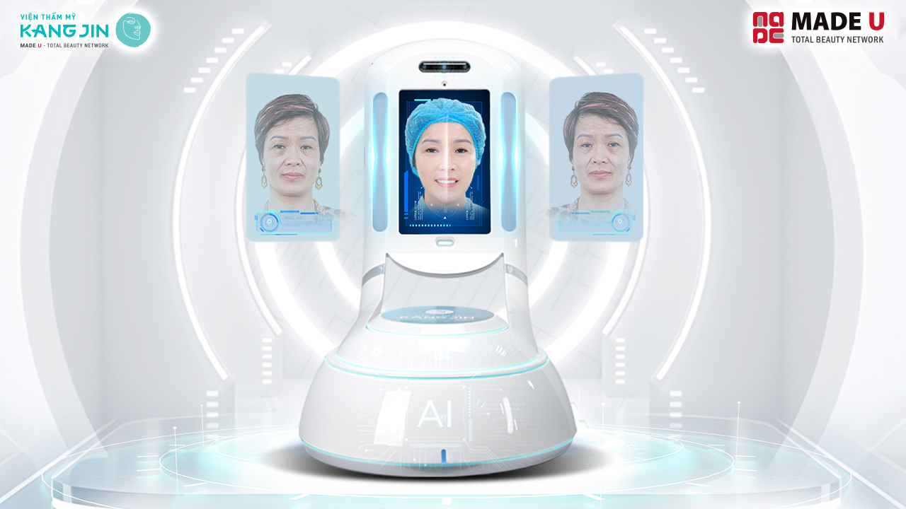 Mô phỏng kết quả sau trẻ hóa bằng máy công nghệ cao