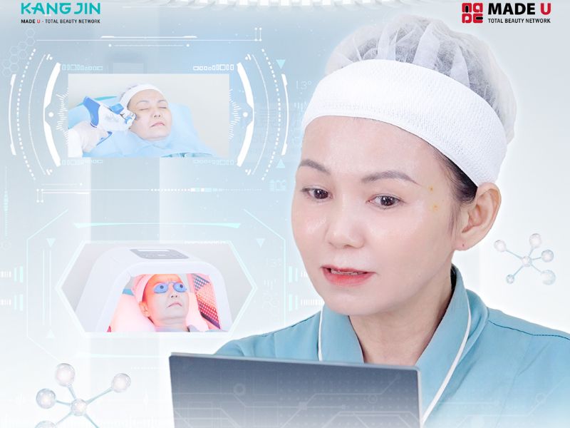 Làn da của chị Dạ Thảo ngay sau khi thực hiện liệu trình Sejung Maxcollagen Diamond Siêu Vi Điểm