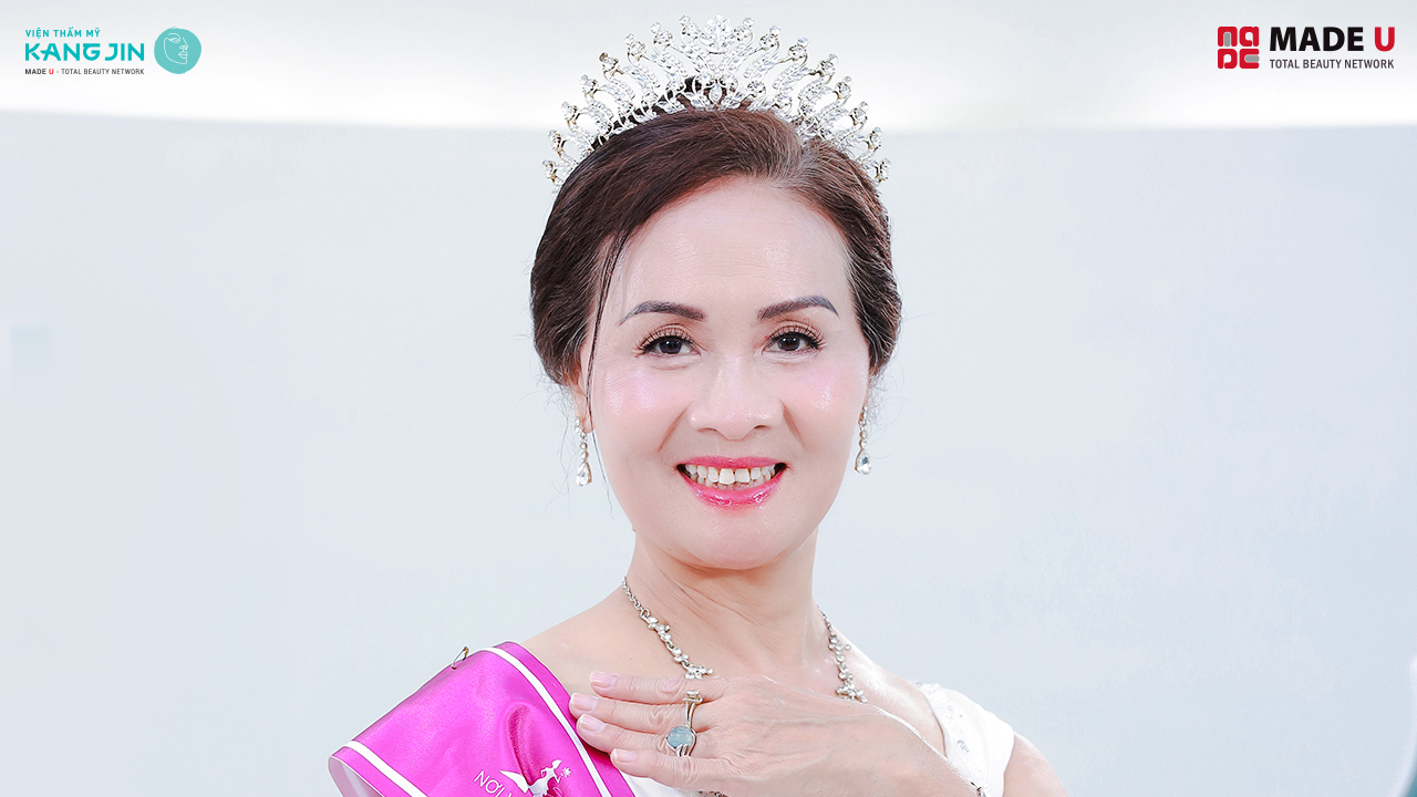 Diện mạo xinh đẹp của quý bà Lệ Ánh ở tuổi 65