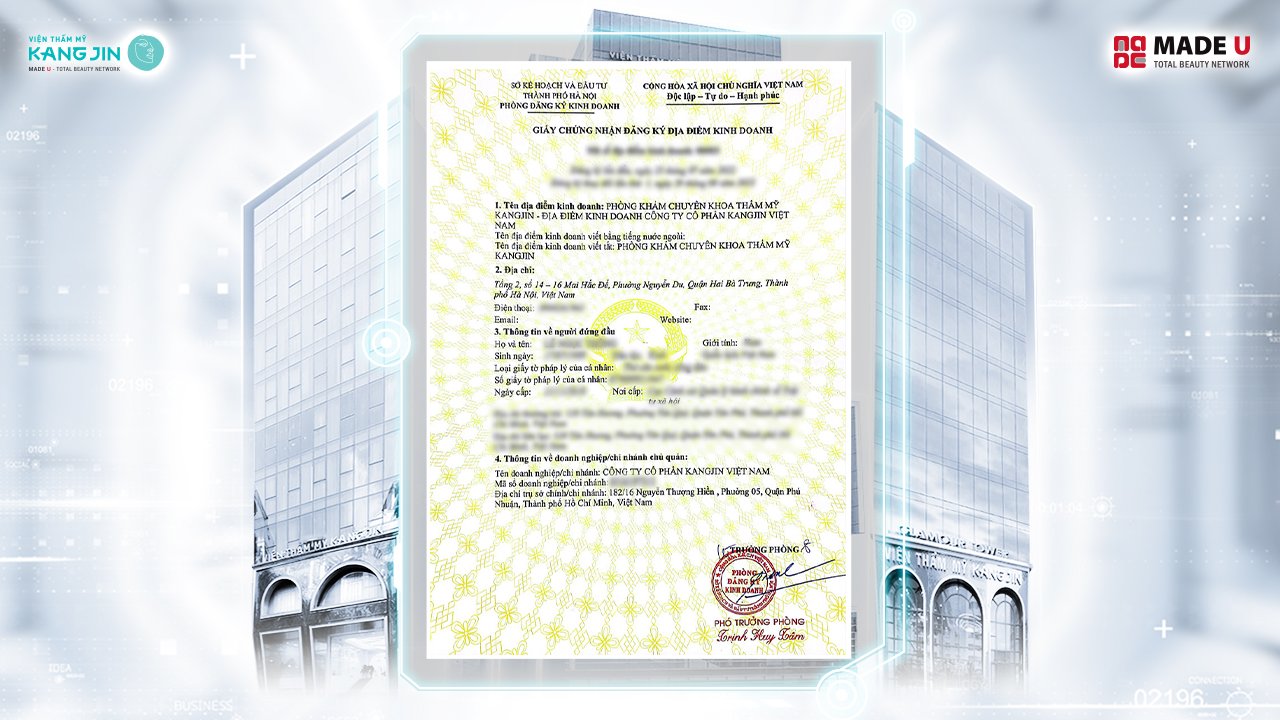 KangJin hoạt động chuẩn pháp lý