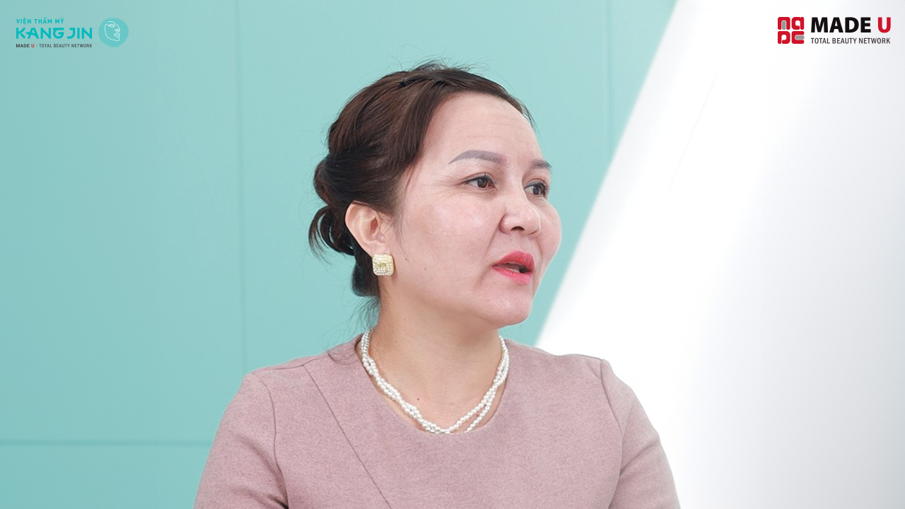 Chị Thanh Thúy trước khi thực hiện liệu trình