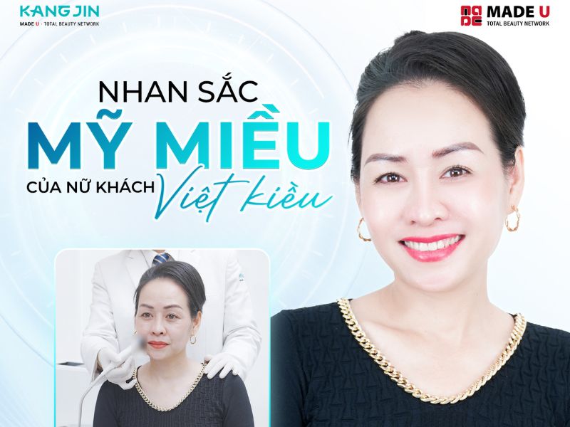 Nhan sắc mỹ miều của nữ khách Việt Kiều sau khi làm đẹp tại VTM KangJin