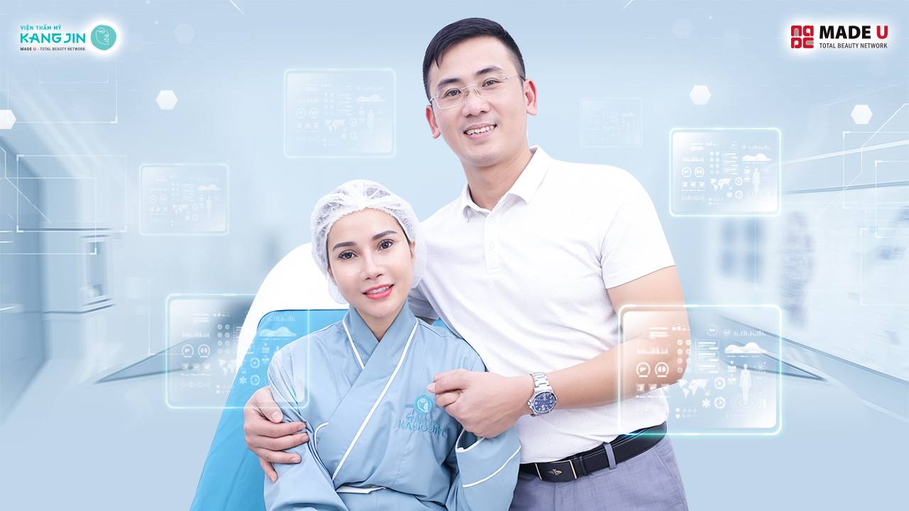 làn da chị Giang sau liệu trình