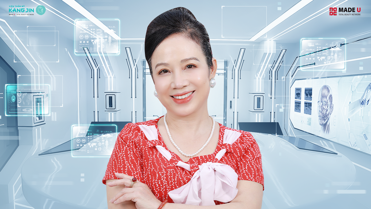 cô Huyền rạng rỡ với diện mạo mới