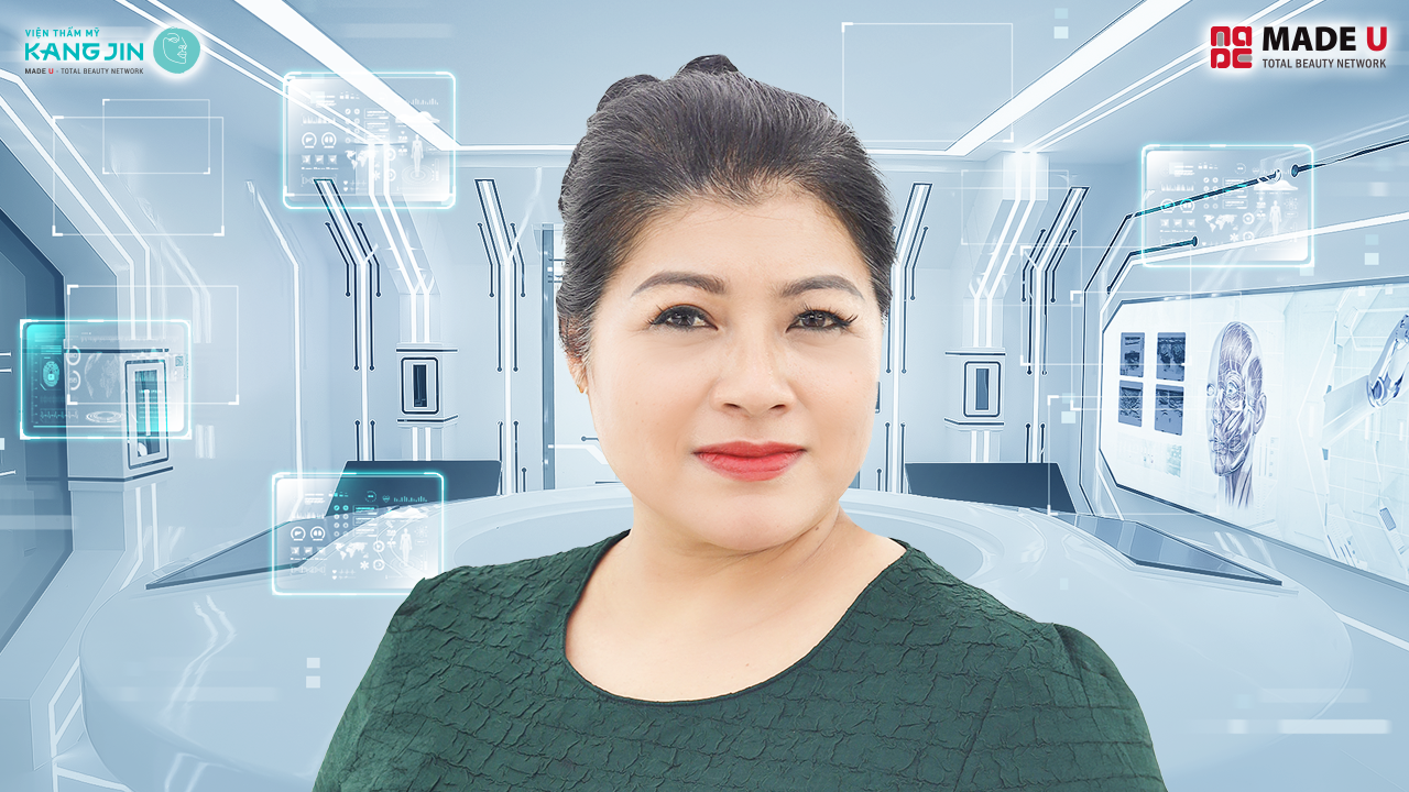 chị Trang rạng rỡ với diện mạo mới