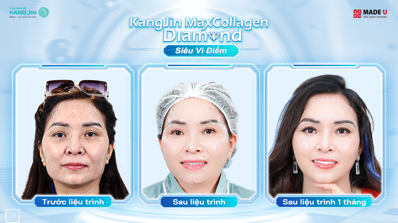 chị Ngân Giang rạng rỡ với diện mạo mới