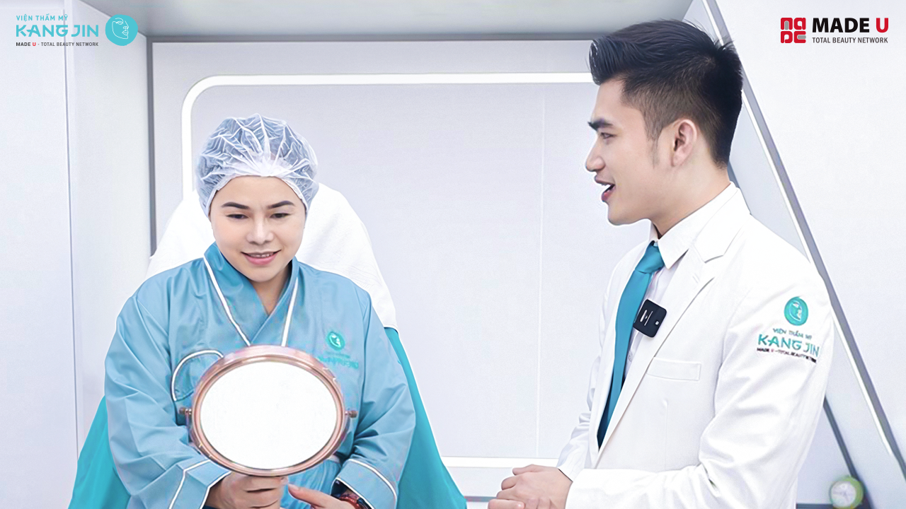 cô Lê Hà sau điều trị